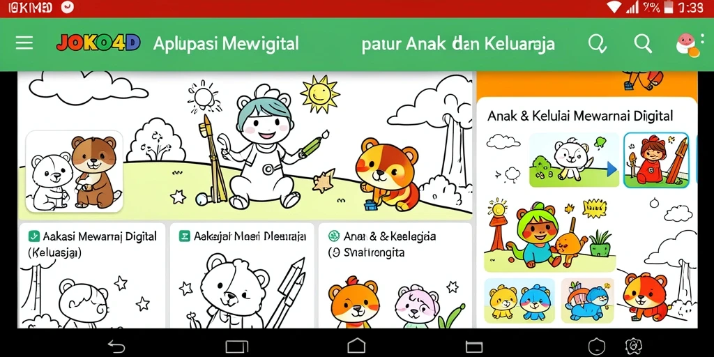 Antarmuka JOKO4D yang menarik untuk mewarnai digital.