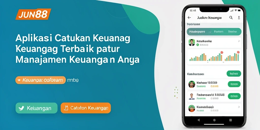 Tampilan antarmuka pengguna aplikasi Catatan Keuangan JUN88.