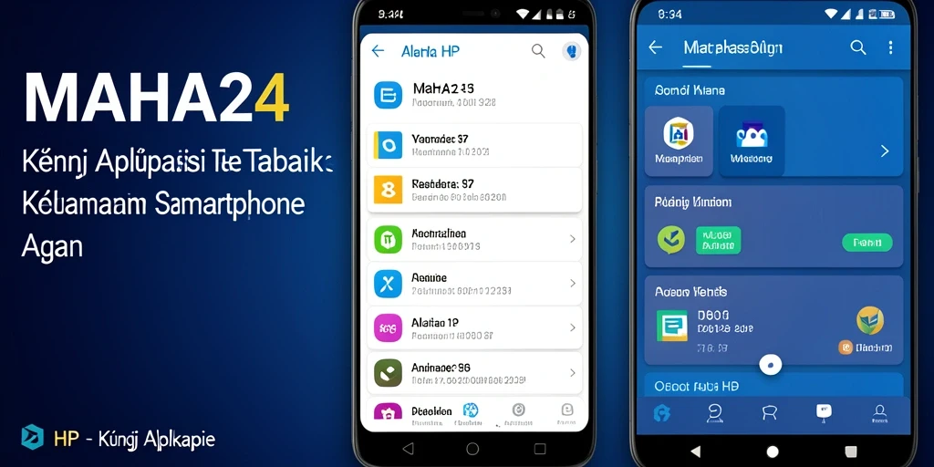 Tampilan antarmuka MAHA24 yang sederhana dan fungsional.