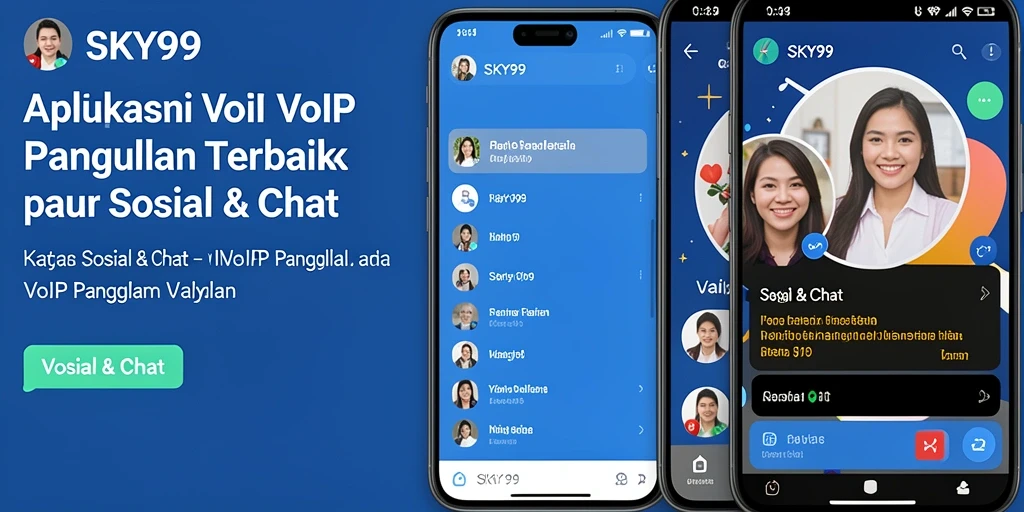 Antarmuka aplikasi SKY99 yang sederhana dan fungsional.