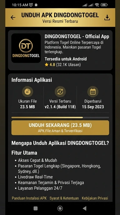 Dapatkan APK dingdongtogel Terbaru untuk Android