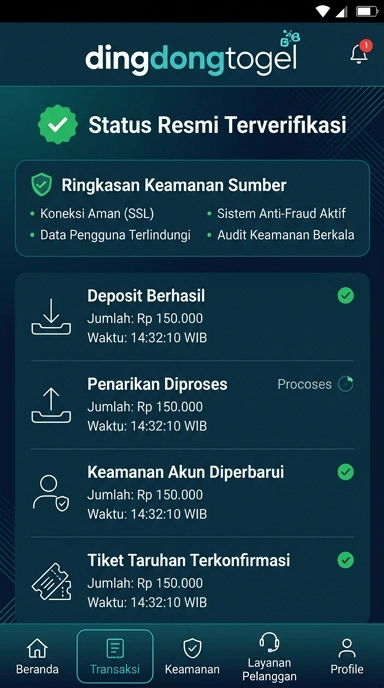 Halaman Resmi Dingdongtogel untuk Pengguna Android Indonesia